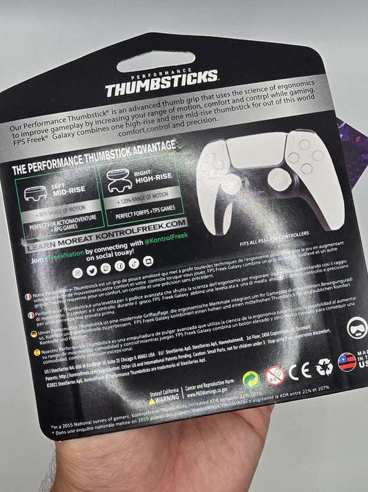 Grips Galaxy Negro PS5/PS4