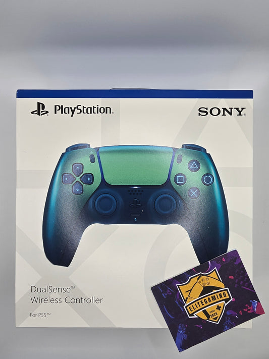 Mando PS5 Verde Cromado