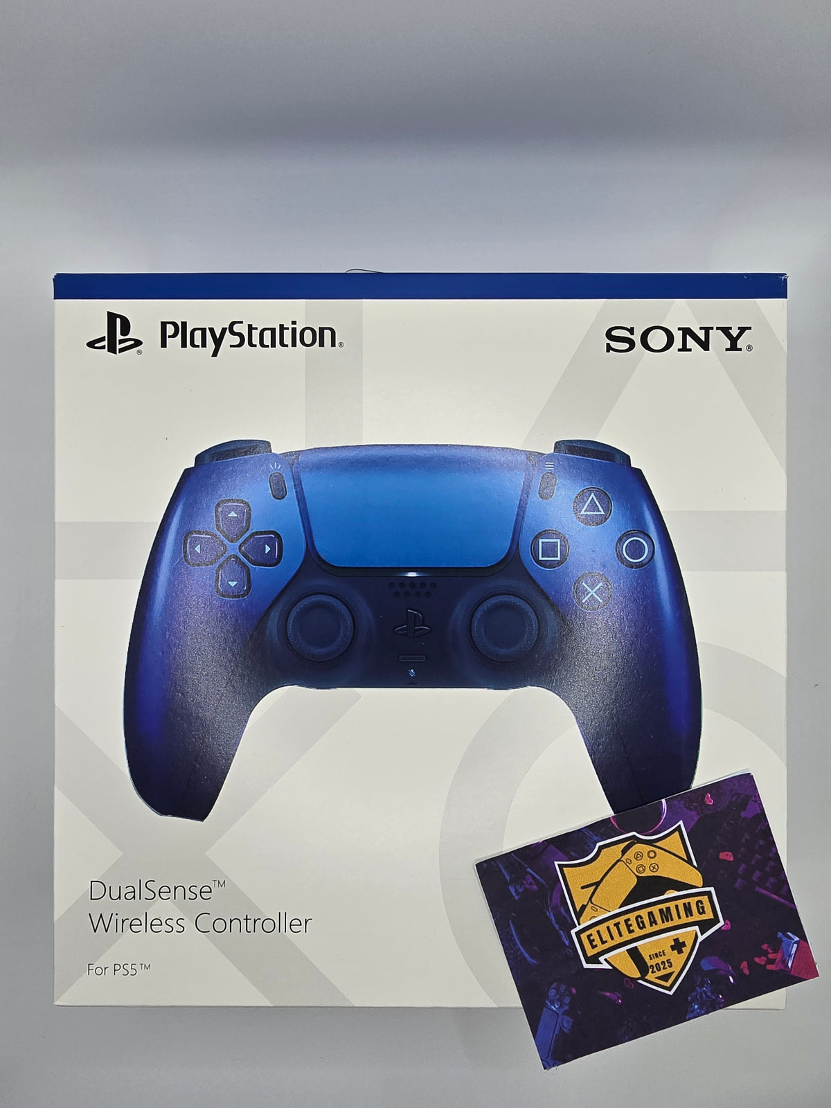 Mando PS5 Azul Cromado