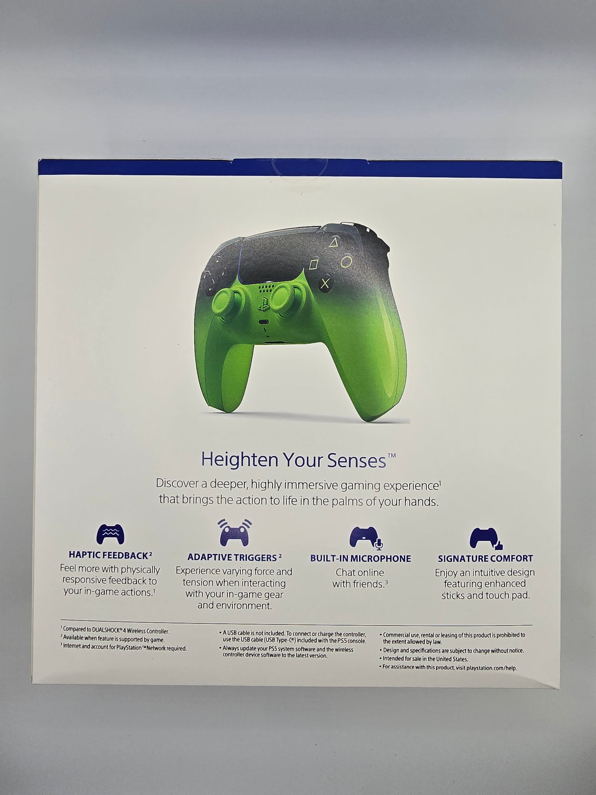 Mando PS5 Verde Bicolor