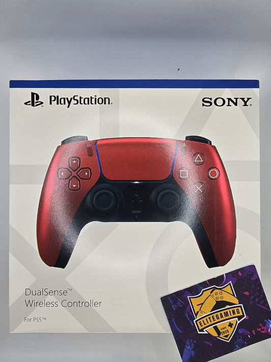 Mando PS5 Rojo Cromado