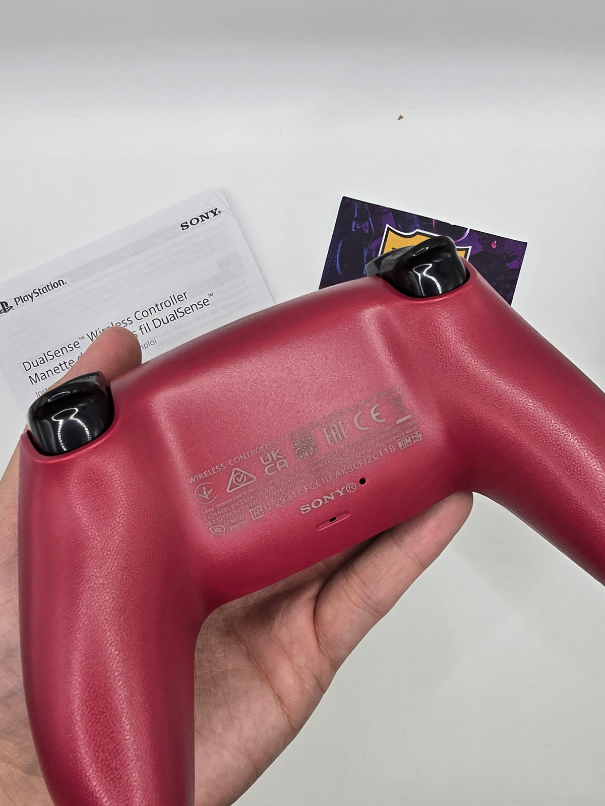 Mando PS5 Rojo Cromado