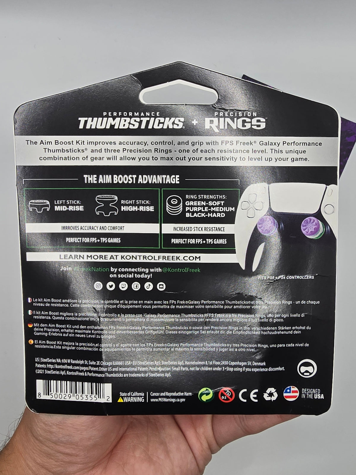 Grips Aim Boost Kit PS5/PS4