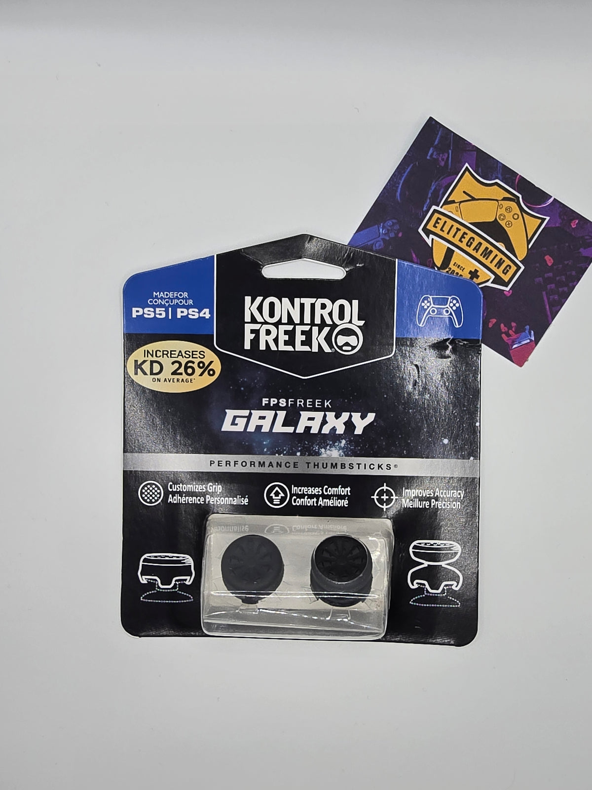 Grips Galaxy Negro PS5/PS4