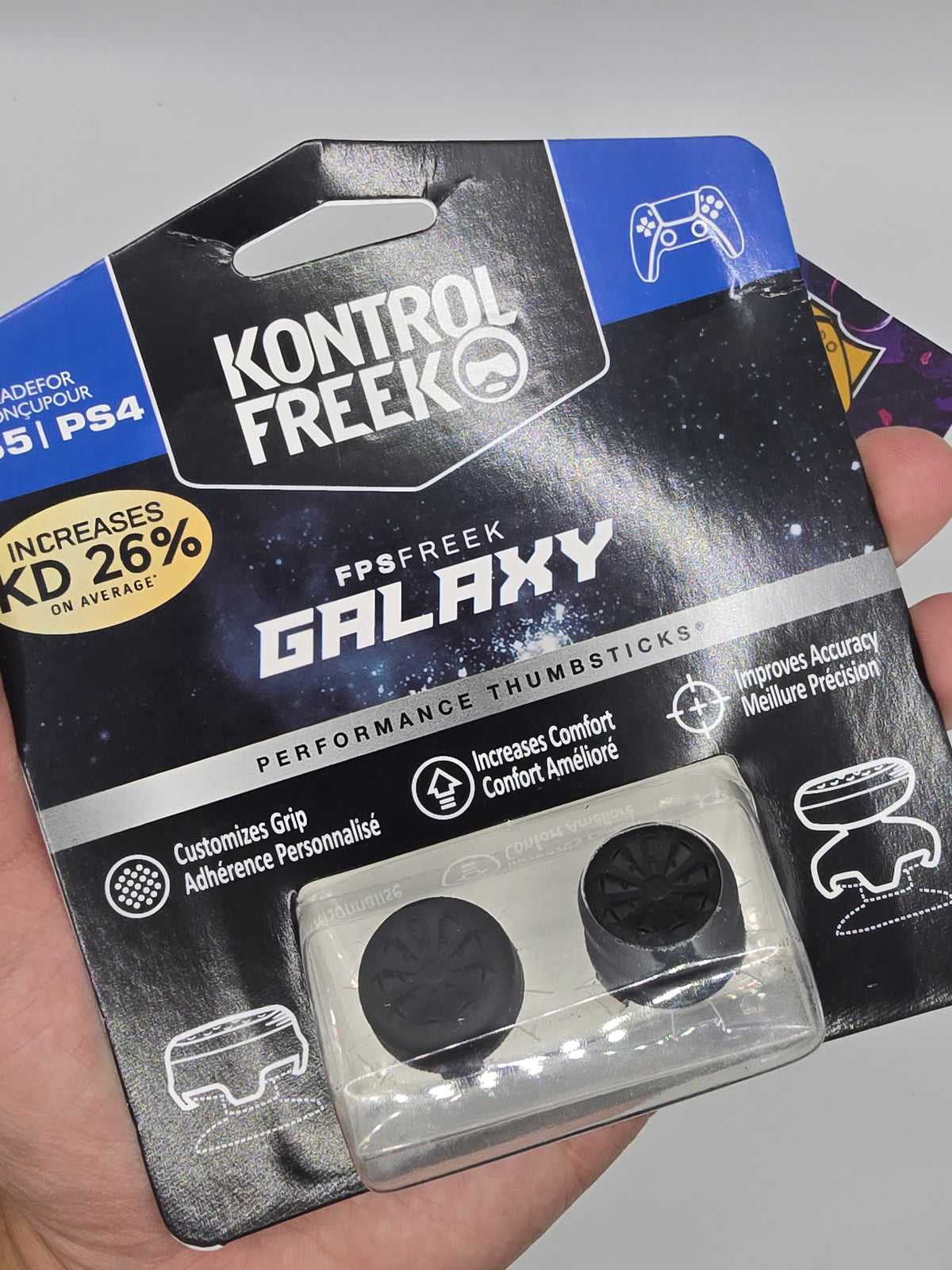 Grips Galaxy Negro PS5/PS4