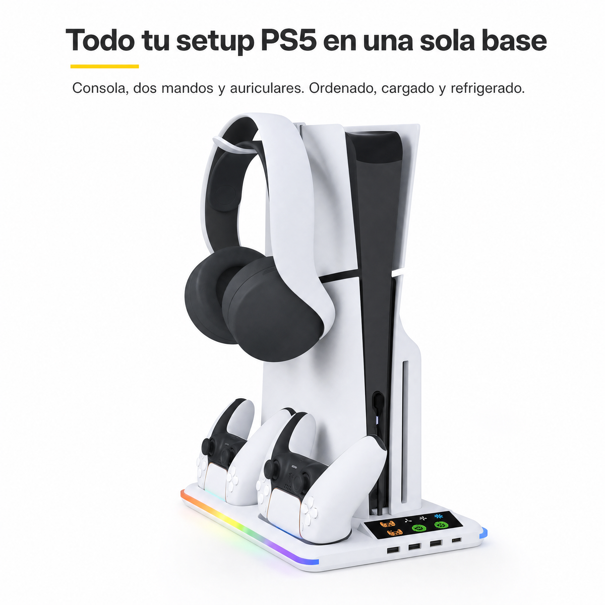Estación Base Carga Todo en 1 PS5