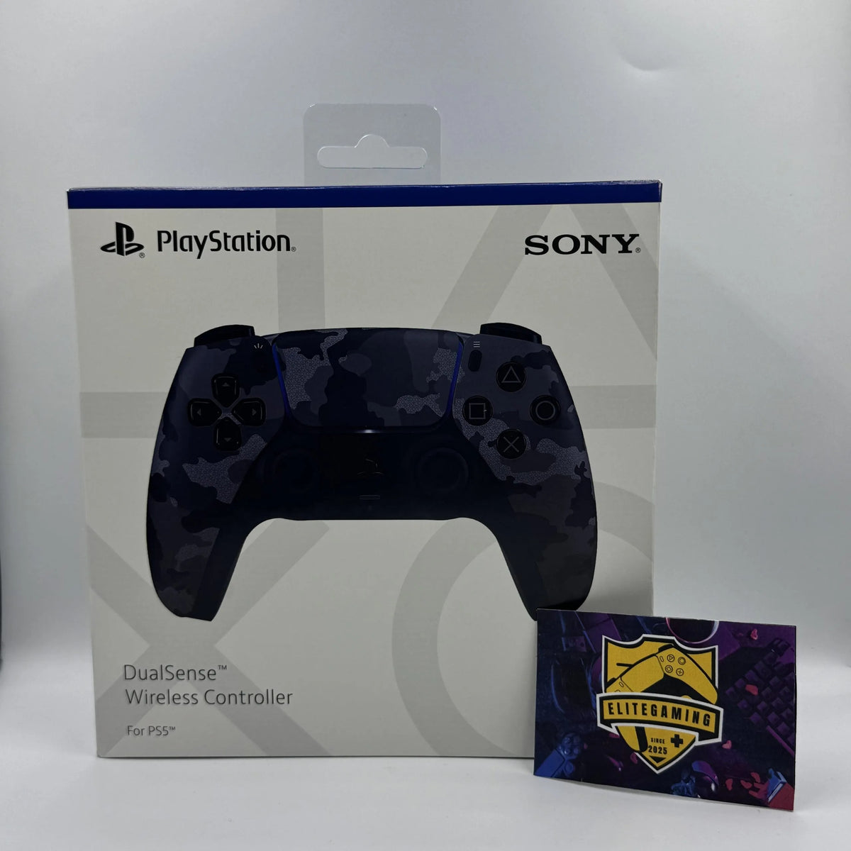 Mando PS5 Camuflaje Gris